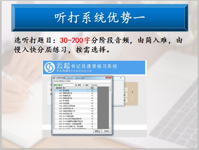 9云起书记员中文速录考试系统听打选题界面.jpg 9云起书记员中文速录考试系统听打选题界面.jpg